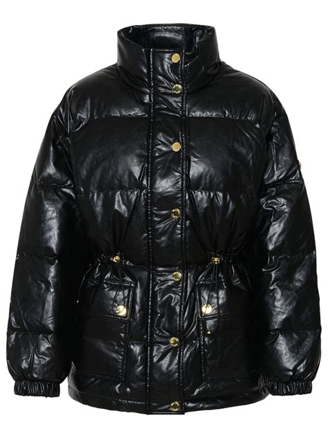 michael michael kors BLACK POLYURETHANE JACKET 